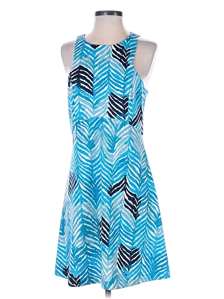 Pre-owned Trina Trina Turk Casual Dress In Blue