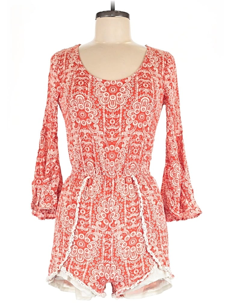 Pre-owned 19 Cooper Romper In Red