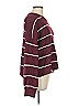 Sonoma Goods for Life Stripes Burgundy Pullover Sweater Size L - photo 4