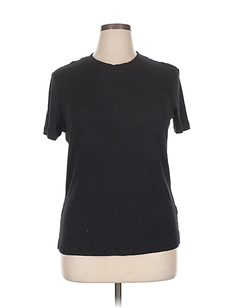 Pre-owned Banana Republic Short Sleeve T-shirt In Black