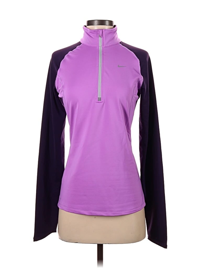 Pre-owned Nike Long Sleeve T-shirt In Purple
