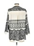 Zara Basic 100% Polyester Ivory 3/4 Sleeve Blouse Size L - photo 2