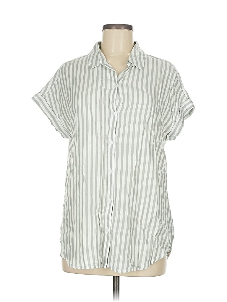 Pre-owned Beachlunchlounge Short Sleeve T-shirt In Silver