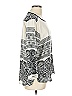 Zara Basic 100% Polyester Ivory 3/4 Sleeve Blouse Size L - photo 4