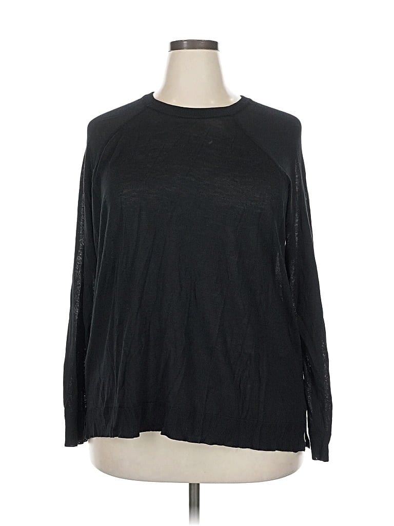 Pre-owned Torrid Long Sleeve T-shirt In Black