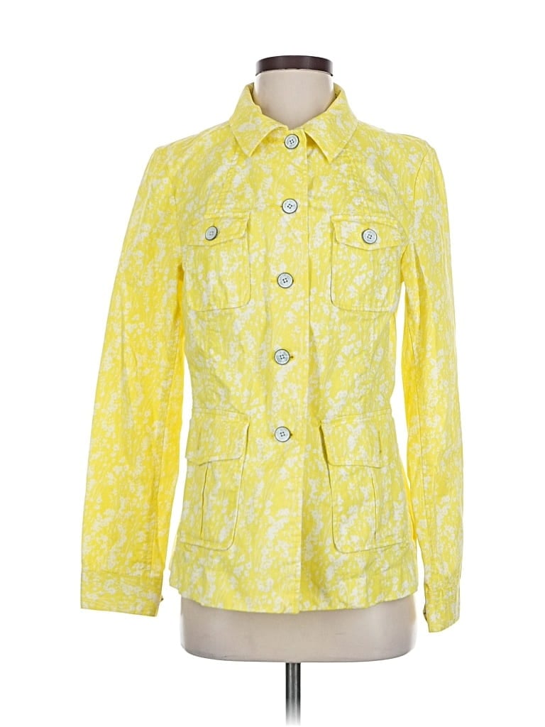 Pre-owned Cabi Raincoat In Yellow
