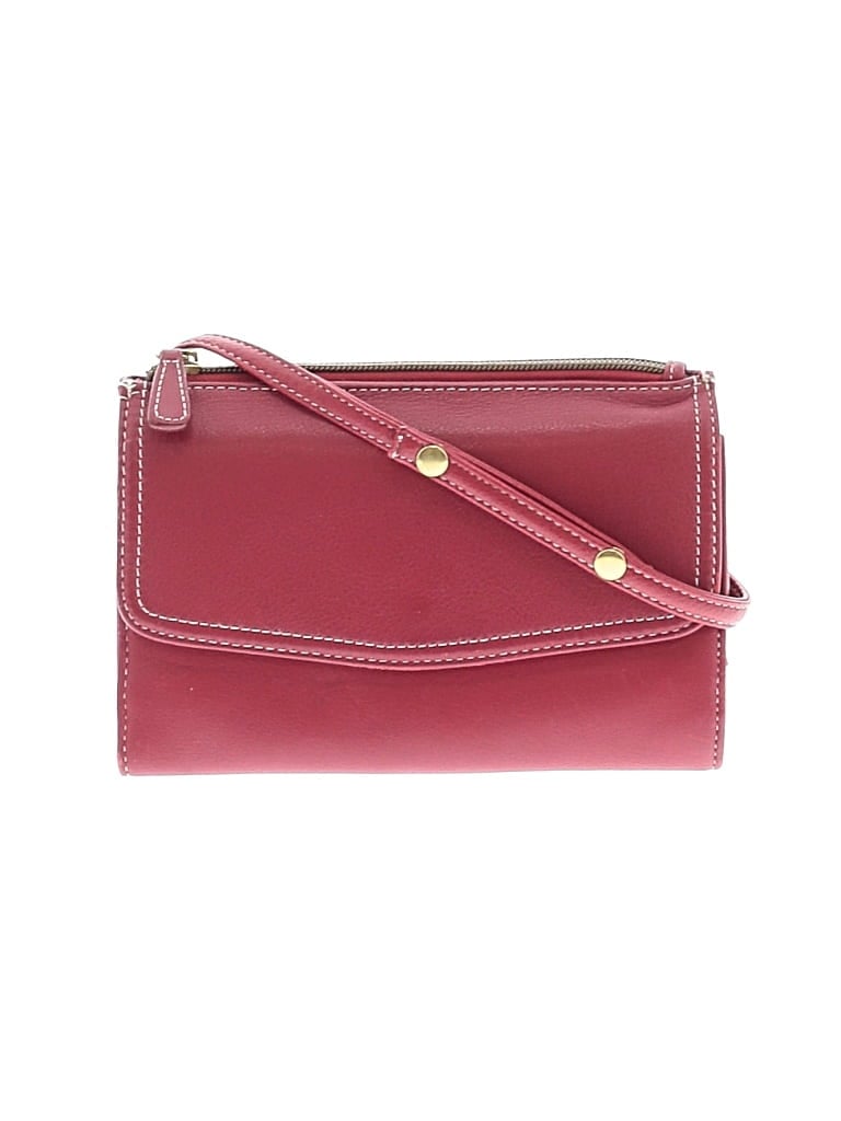 Pre-owned Valerie Stevens Crossbody Bag In Red