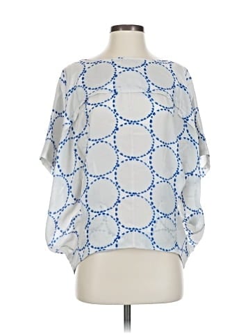 Diane von Furstenberg 3/4 Sleeve Silk Top (view 1)
