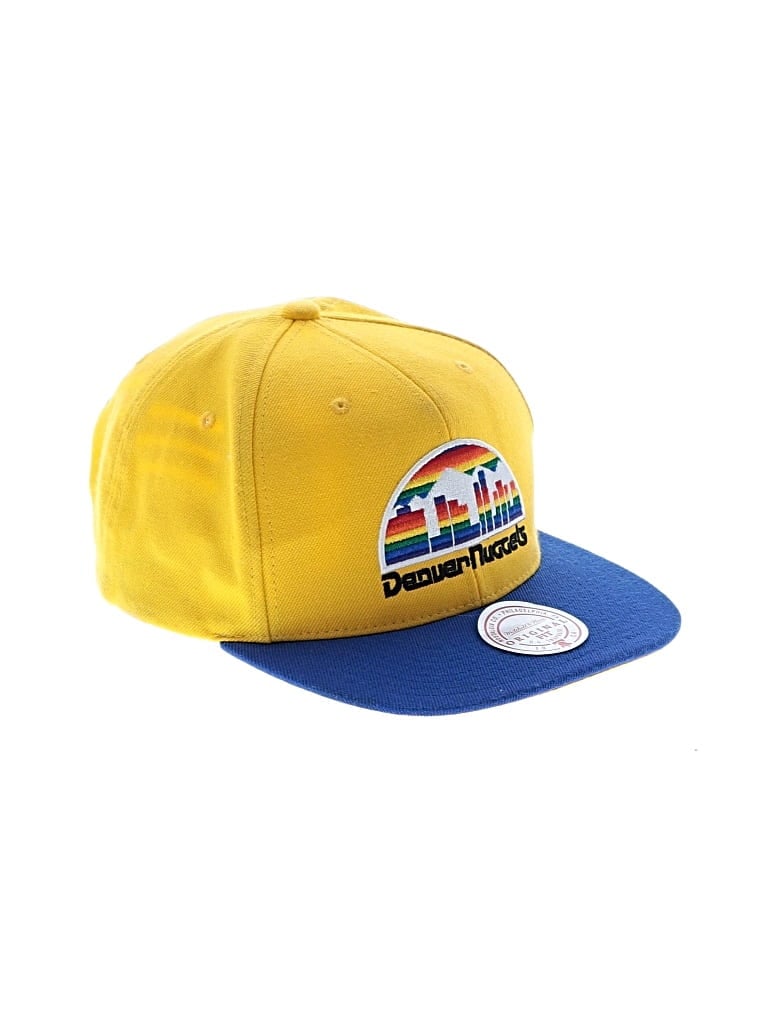 Pre-owned Mitchell & Ness Baseball Cap In Yellow