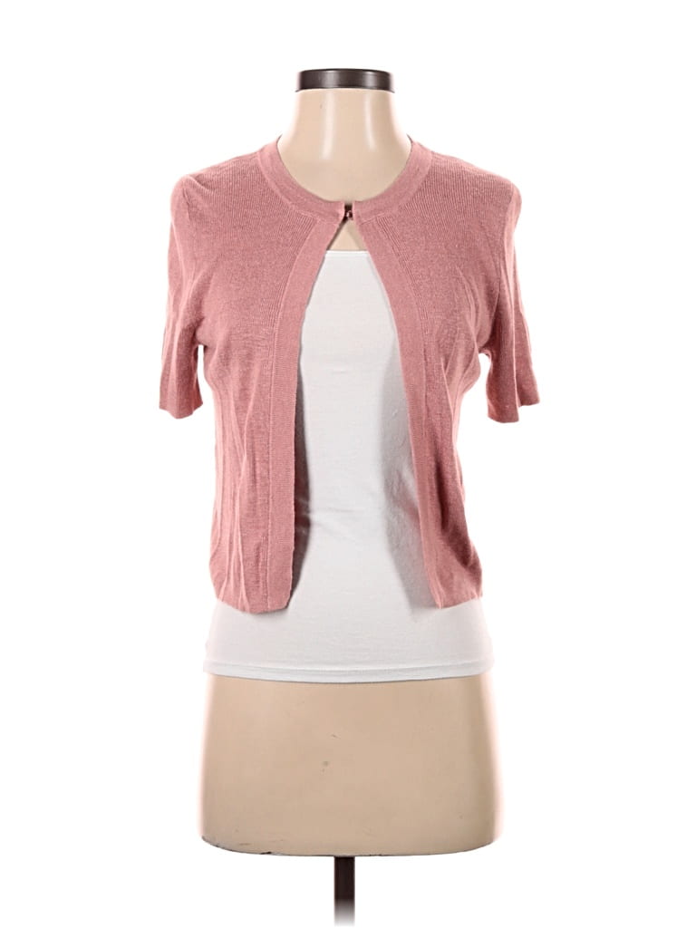 Pre-owned Banana Republic Factory Store Cardigan Sweater In Pink