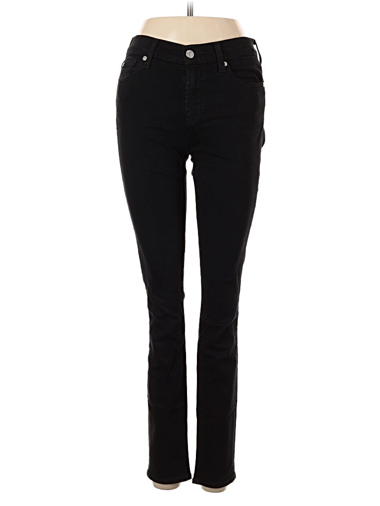 Pre-owned 7 For All Mankind Jeans In Black