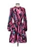 Julia Jordan 100% Polyester Print Pink Cocktail Dress Size 2 - photo 1