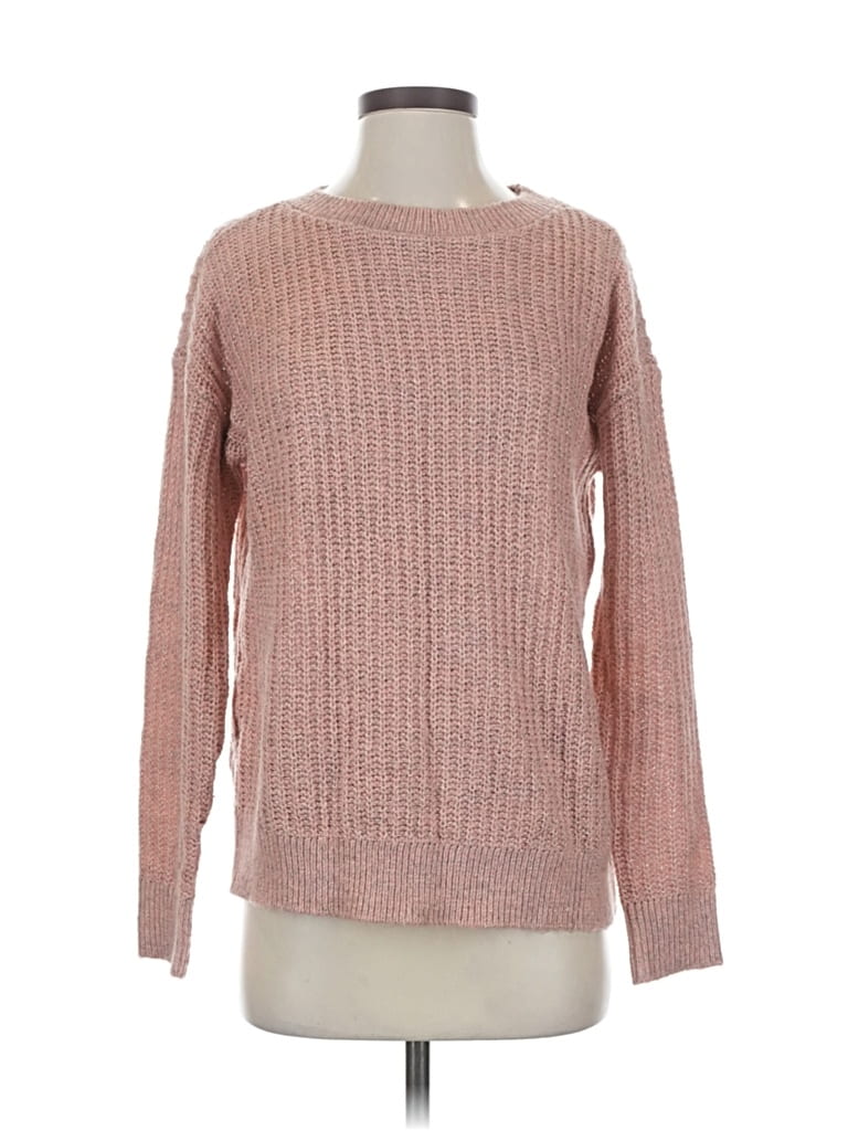 Pre-owned Ann Taylor Loft Outlet Pullover Sweater In Pink
