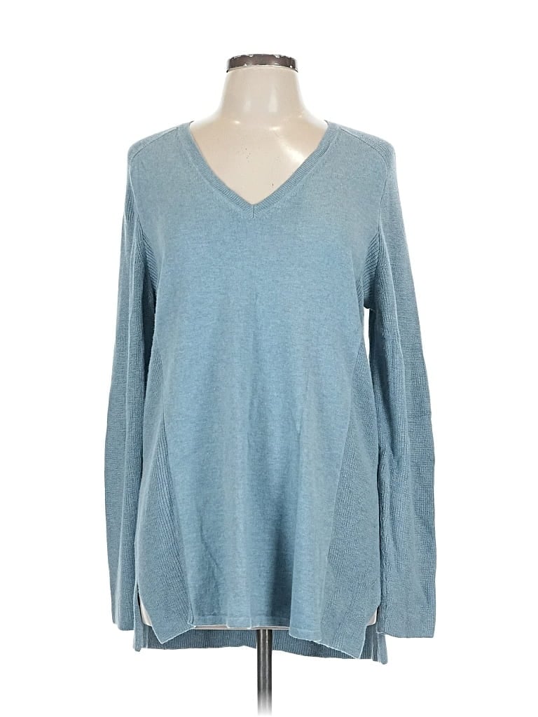 Pre-owned Jjill Pullover Sweater In Blue