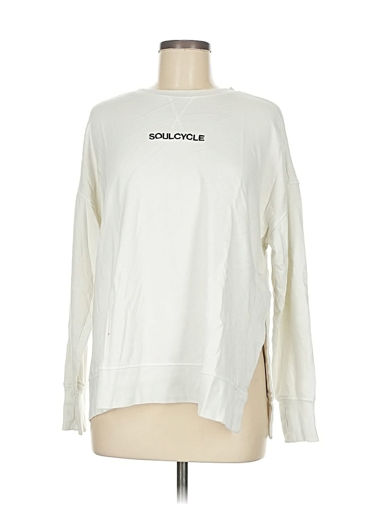 Pre-owned Sweaty Betty Sweatshirt In White