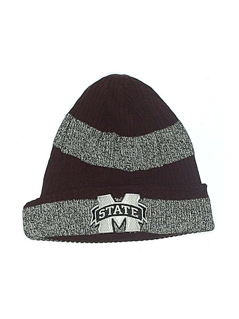 Pre-owned Adidas Originals Beanie Hat In Burgundy