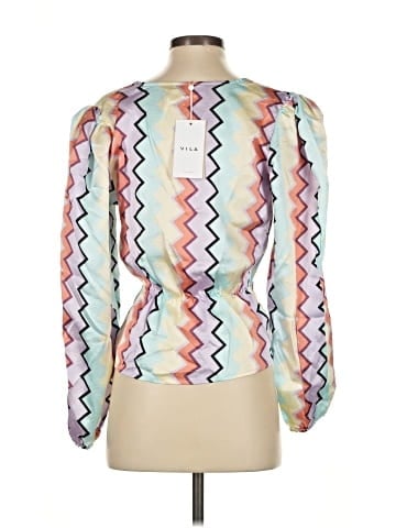 Vila 3/4 Sleeve Blouse (view 2)