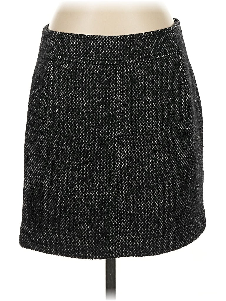 Pre-owned Banana Republic Wool Skirt In Black