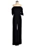 Gal Meets Glam 100% Polyester Solid Black Jumpsuit Size 2 - photo 1