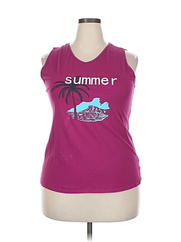 Pre-owned Flamingo Sleeveless T-shirt In Pink