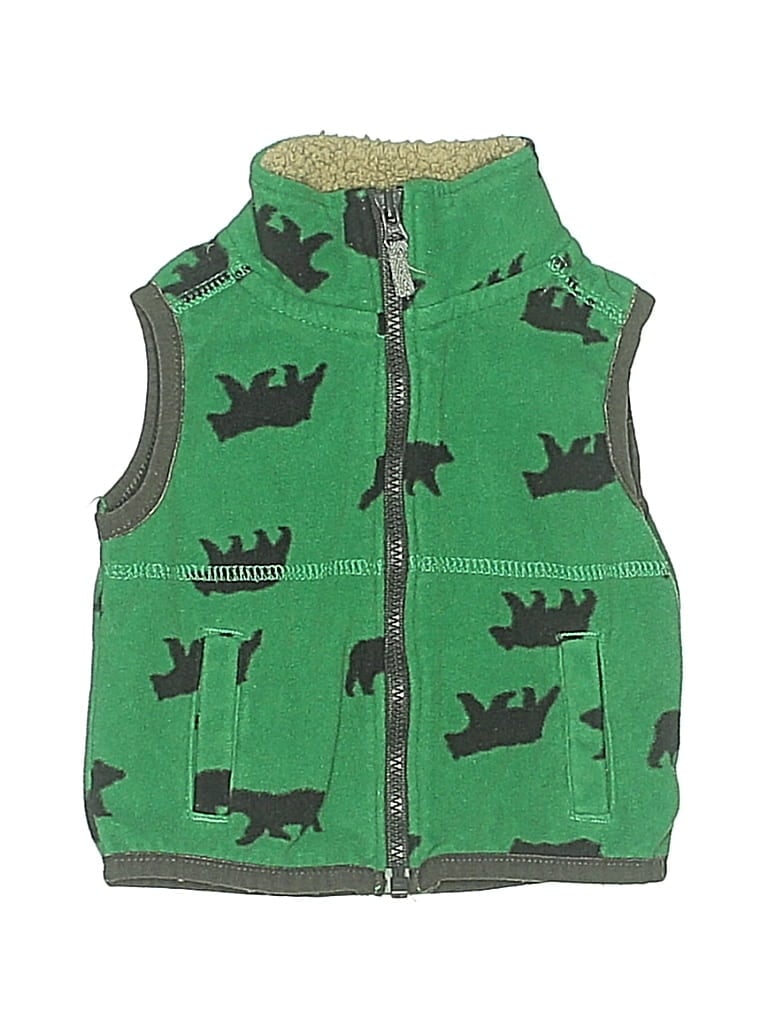 Pre-owned Carter's Babies' Vest In Green
