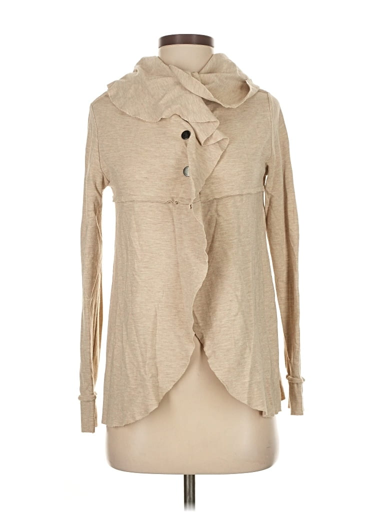 Pre-owned Kensie Cardigan Sweater In Brown