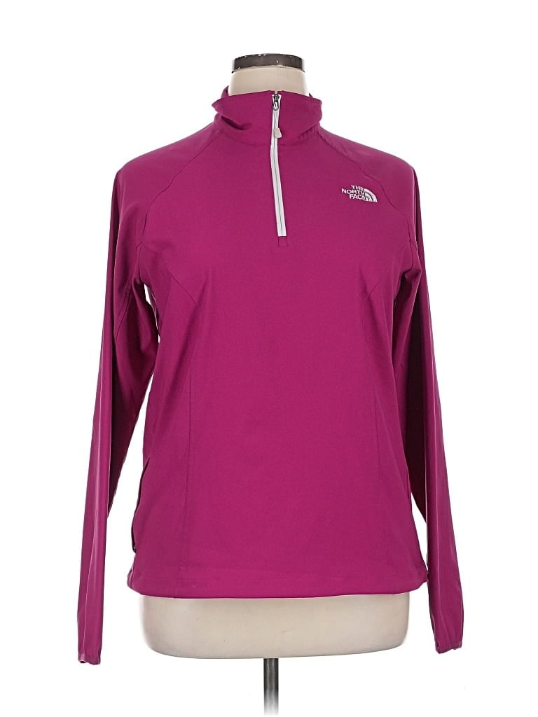 Pre-owned The North Face Long Sleeve T-shirt In Purple