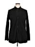 H&M 100% Polyester Black Long Sleeve Blouse Size XL - photo 1
