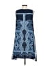 Max Studio 100% Polyester Paisley Blue Casual Dress Size S - photo 2