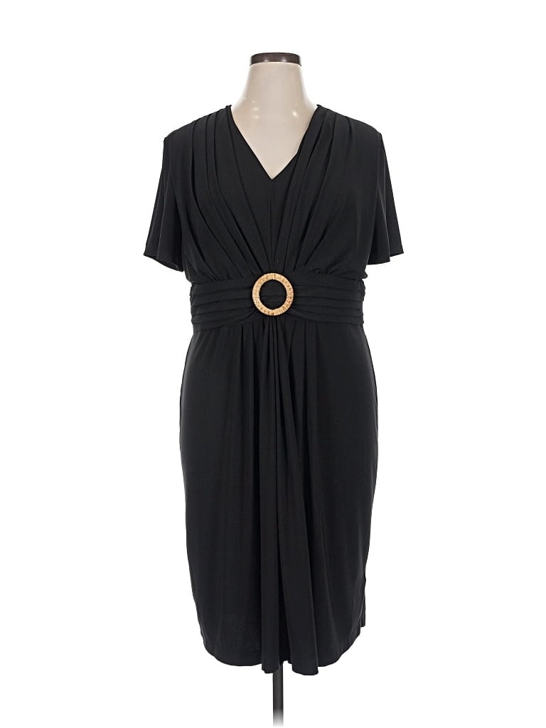 Pre-owned Julian Taylor Cocktail Dress In Black