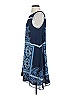 Max Studio 100% Polyester Paisley Blue Casual Dress Size S - photo 5