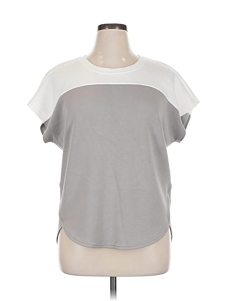 Pre-owned Cable & Gauge Short Sleeve T-shirt In Gray