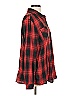 Unbranded Plaid Red Long Sleeve Button-Down Shirt Size L - photo 4