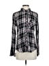 Rails Plaid Black Long Sleeve Blouse Size S - photo 1