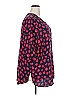 Ellos 100% Rayon Hearts Red 3/4 Sleeve Blouse Size 28 waist - photo 4