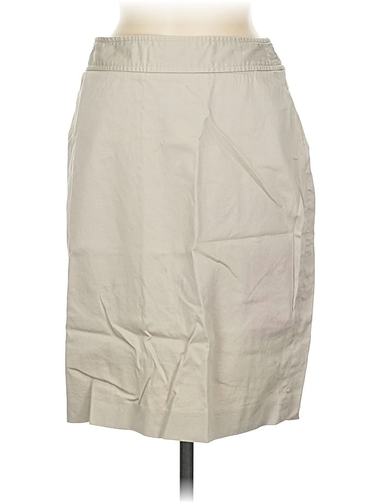 Pre-owned Brooks Brothers 346 Casual Skirt In Brown