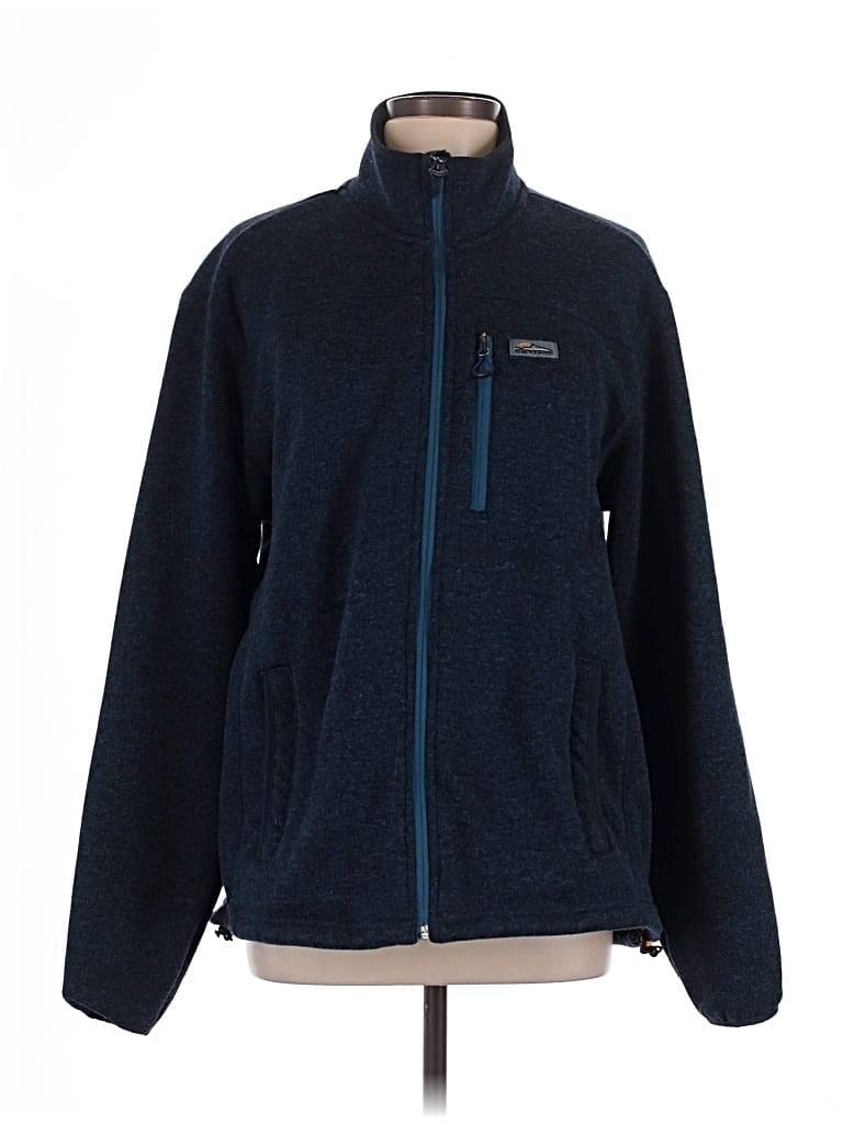 Pre-owned Orvis Fleece Jacket In Blue