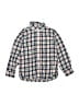E-Land American 100% Cotton Plaid Blue Long Sleeve Button-Down Shirt Size 5 - photo 1