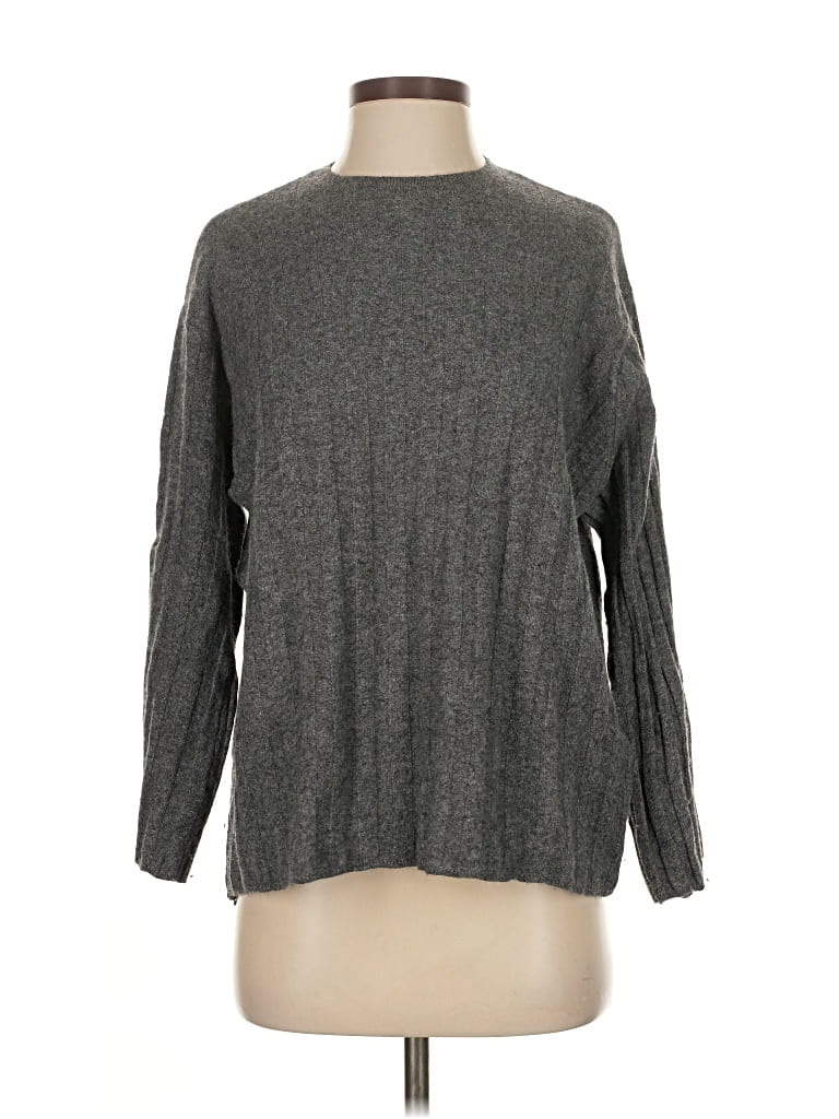 Pre-owned Zara Pullover Sweater In Gray