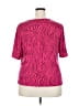 Bold Elements Pink Short Sleeve Blouse Size 2X - photo 2