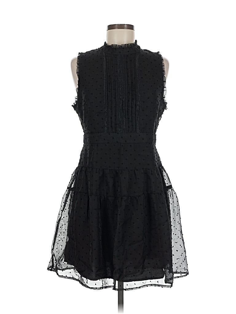 Pre-owned Francesca's Cocktail Dress In Black