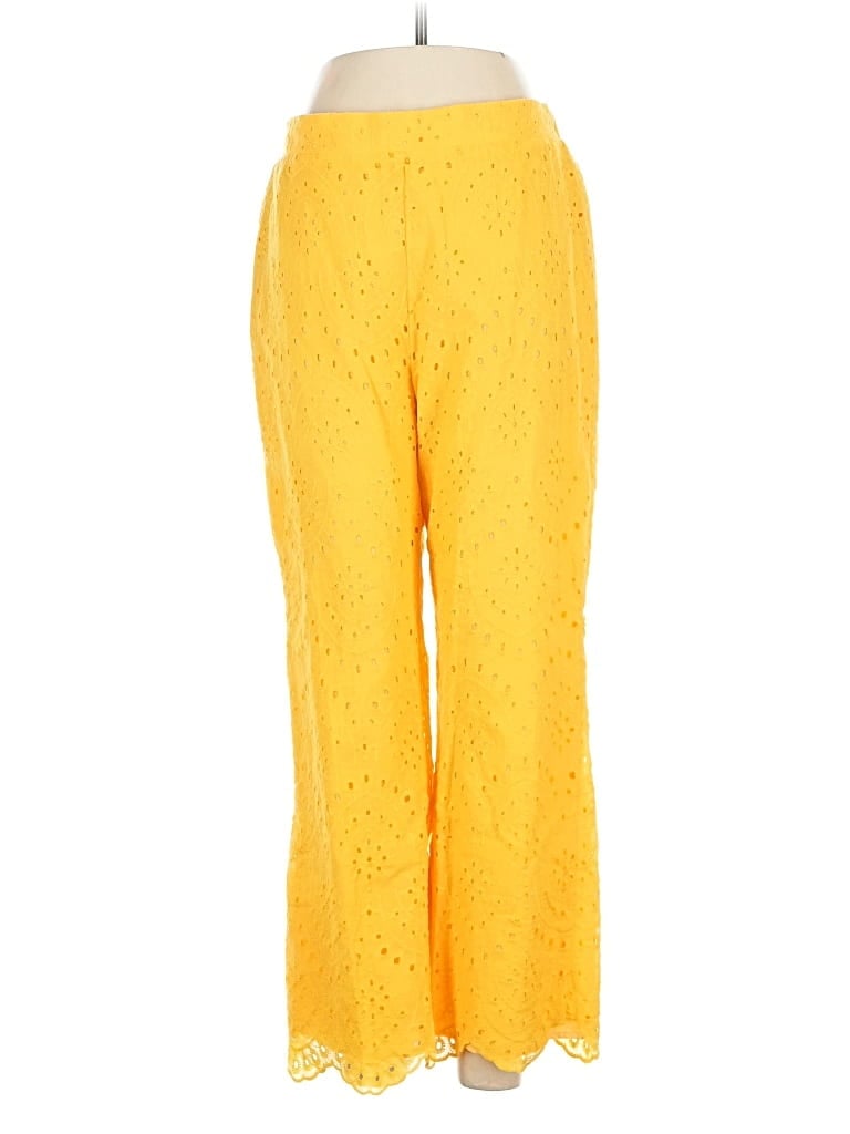 Pre-owned Lalavon Casual Pants In Yellow