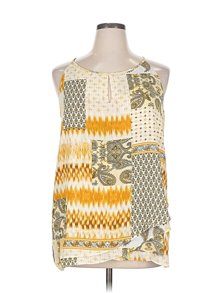 T Tahari Sleeveless Blouse In Multi