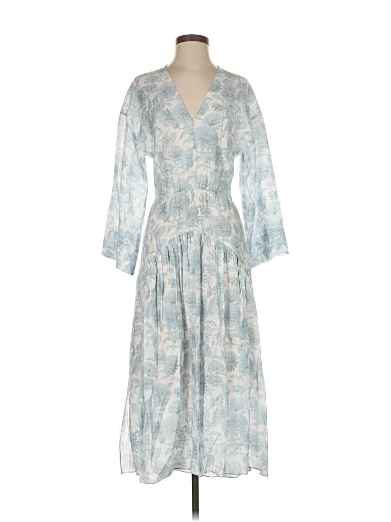 Pre-owned Vince Casual Dress In Blue