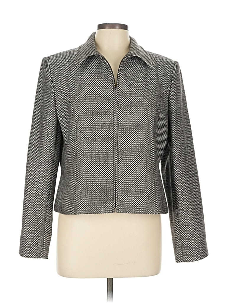 Pre-owned Ann Taylor Jacket In Gray