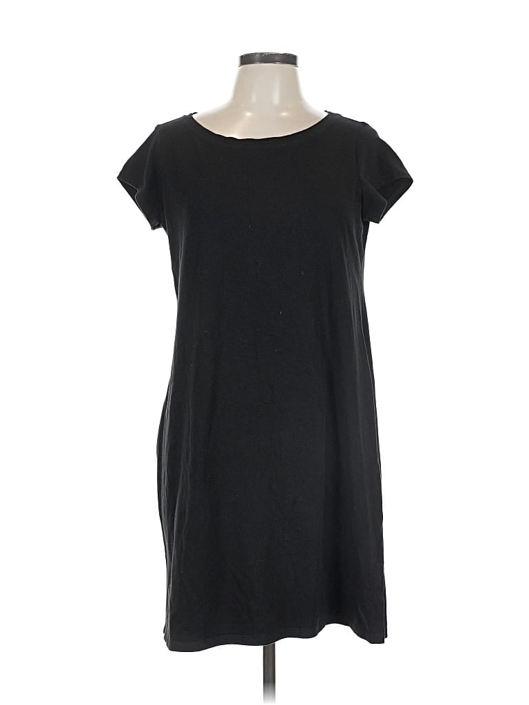 Pre-owned Eileen Fisher Casual Dress In Black