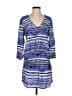 Rory Beca 100% Silk Blue 3/4 Sleeve Silk Top Size S - photo 1