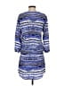 Rory Beca 100% Silk Blue 3/4 Sleeve Silk Top Size S - photo 2