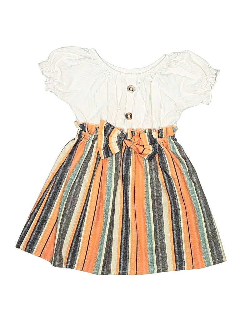 Pre-owned Assorted Brands Kids' Dress In Orange