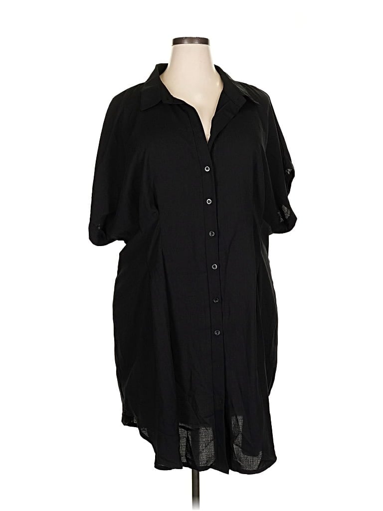 Pre-owned Shein Curve Casual Dress In Black